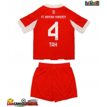 Camisa de Futebol Bayern Munich Jonathan Tah #4 Equipamento Principal Infantil 2025-26 Manga Curta (+ Calças curtas)